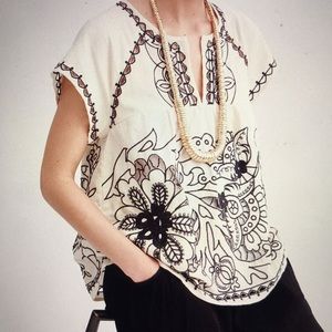 Anthropologie Vanessa Virginia Marnie Blouse